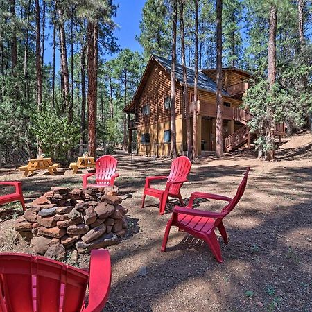 Strawberry Cabin With 2-Story Deck Dogs Welcome! Pine Екстер'єр фото