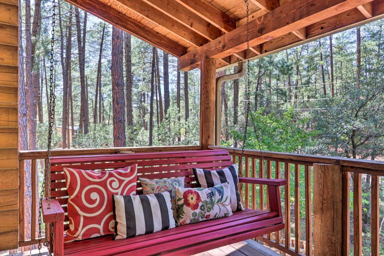 Strawberry Cabin With 2-Story Deck Dogs Welcome! Pine Екстер'єр фото