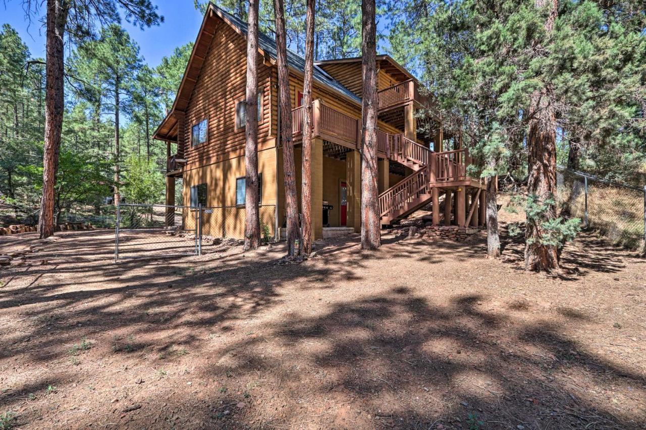 Strawberry Cabin With 2-Story Deck Dogs Welcome! Pine Екстер'єр фото